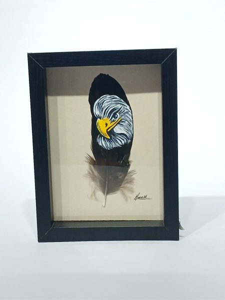 Cuadro pequeño Pluma