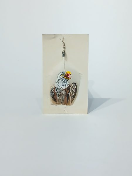 Aretes de Pluma. Solitarios