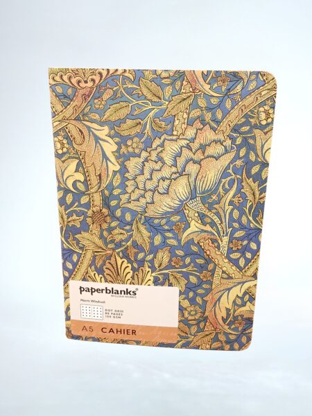 Cuaderno Danza del viento, William Morris. A5 con puntos